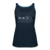 Charleston, South Carolina Women’s Tank Top - Skyline Women’s Charleston Tank Top - deep navy