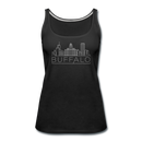 Buffalo, New York Women’s Tank Top - Skyline Women’s Buffalo Tank Top - black