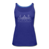 Buffalo, New York Women’s Tank Top - Skyline Women’s Buffalo Tank Top - royal blue
