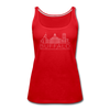 Buffalo, New York Women’s Tank Top - Skyline Women’s Buffalo Tank Top - red