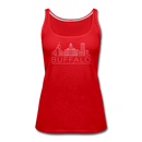 Buffalo, New York Women’s Tank Top - Skyline Women’s Buffalo Tank Top - red