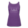 Buffalo, New York Women’s Tank Top - Skyline Women’s Buffalo Tank Top - purple