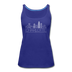 Charlotte, North Carolina Women’s Tank Top - Skyline Women’s Charlotte Tank Top - royal blue
