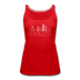 Charlotte, North Carolina Women’s Tank Top - Skyline Women’s Charlotte Tank Top - red