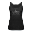 Chicago, Illinois Women’s Tank Top - Skyline Women’s Chicago Tank Top - black