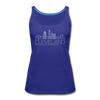 Cleveland, Ohio Women’s Tank Top - Skyline Women’s Cleveland Tank Top - royal blue