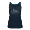 Cleveland, Ohio Women’s Tank Top - Skyline Women’s Cleveland Tank Top - deep navy