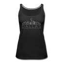 Dallas, Texas Women’s Tank Top - Skyline Women’s Dallas Tank Top - black