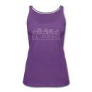 El Paso, Texas Women’s Tank Top - Skyline Women’s El Paso Tank Top - purple