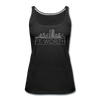 Fort Worth, Texas Women’s Tank Top - Skyline Women’s Fort Worth Tank Top - black