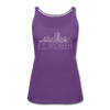 Fort Worth, Texas Women’s Tank Top - Skyline Women’s Fort Worth Tank Top - purple