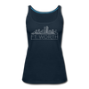 Fort Worth, Texas Women’s Tank Top - Skyline Women’s Fort Worth Tank Top - deep navy