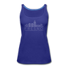 Fresno, California Women’s Tank Top - Skyline Women’s Fresno Tank Top - royal blue