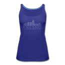 Fresno, California Women’s Tank Top - Skyline Women’s Fresno Tank Top - royal blue