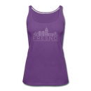 Fresno, California Women’s Tank Top - Skyline Women’s Fresno Tank Top - purple