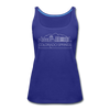 Colorado Springs, Colorado Women’s Tank Top - Skyline Women’s Colorado Springs Tank Top - royal blue