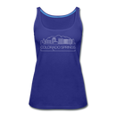 Colorado Springs, Colorado Women’s Tank Top - Skyline Women’s Colorado Springs Tank Top - royal blue