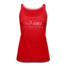 Colorado Springs, Colorado Women’s Tank Top - Skyline Women’s Colorado Springs Tank Top - red