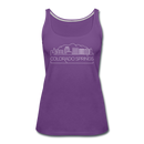 Colorado Springs, Colorado Women’s Tank Top - Skyline Women’s Colorado Springs Tank Top - purple