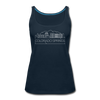 Colorado Springs, Colorado Women’s Tank Top - Skyline Women’s Colorado Springs Tank Top - deep navy