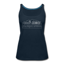 Colorado Springs, Colorado Women’s Tank Top - Skyline Women’s Colorado Springs Tank Top - deep navy