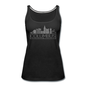 Columbus, Ohio Women’s Tank Top - Skyline Women’s Columbus Tank Top - black