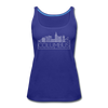 Columbus, Ohio Women’s Tank Top - Skyline Women’s Columbus Tank Top - royal blue