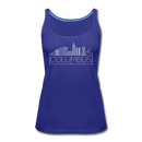 Columbus, Ohio Women’s Tank Top - Skyline Women’s Columbus Tank Top - royal blue