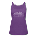Columbus, Ohio Women’s Tank Top - Skyline Women’s Columbus Tank Top - purple
