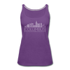 Columbus, Ohio Women’s Tank Top - Skyline Women’s Columbus Tank Top - purple