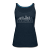 Columbus, Ohio Women’s Tank Top - Skyline Women’s Columbus Tank Top - deep navy