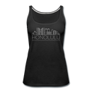 Honolulu, Hawaii Women’s Tank Top - Skyline Women’s Honolulu Tank Top - black