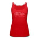 Honolulu, Hawaii Women’s Tank Top - Skyline Women’s Honolulu Tank Top - red