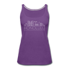 Honolulu, Hawaii Women’s Tank Top - Skyline Women’s Honolulu Tank Top - purple