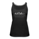 Houston, Texas Women’s Tank Top - Skyline Women’s Houston Tank Top - black