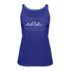 Houston, Texas Women’s Tank Top - Skyline Women’s Houston Tank Top - royal blue