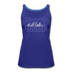 Houston, Texas Women’s Tank Top - Skyline Women’s Houston Tank Top - royal blue