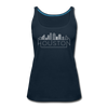 Houston, Texas Women’s Tank Top - Skyline Women’s Houston Tank Top - deep navy