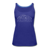 Hollywood, California Women’s Tank Top - Skyline Women’s Hollywood Tank Top - royal blue