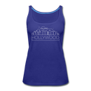 Hollywood, California Women’s Tank Top - Skyline Women’s Hollywood Tank Top - royal blue