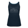 Hollywood, California Women’s Tank Top - Skyline Women’s Hollywood Tank Top - deep navy