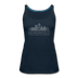 Indianapolis, Indiana Women’s Tank Top - Skyline Women’s Indianapolis Tank Top - deep navy
