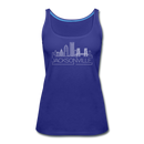 Jacksonville, Florida Women’s Tank Top - Skyline Women’s Jacksonville Tank Top - royal blue