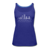 Jacksonville, Florida Women’s Tank Top - Skyline Women’s Jacksonville Tank Top - royal blue