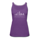 Jacksonville, Florida Women’s Tank Top - Skyline Women’s Jacksonville Tank Top - purple