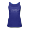 Juneau, Alaska Women’s Tank Top - Skyline Women’s Juneau Tank Top - royal blue