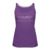 Juneau, Alaska Women’s Tank Top - Skyline Women’s Juneau Tank Top - purple