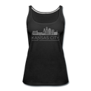Kansas City, Missouri Women’s Tank Top - Skyline Women’s Kansas City Tank Top - black