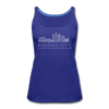 Kansas City, Missouri Women’s Tank Top - Skyline Women’s Kansas City Tank Top - royal blue