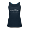 Kansas City, Missouri Women’s Tank Top - Skyline Women’s Kansas City Tank Top - deep navy